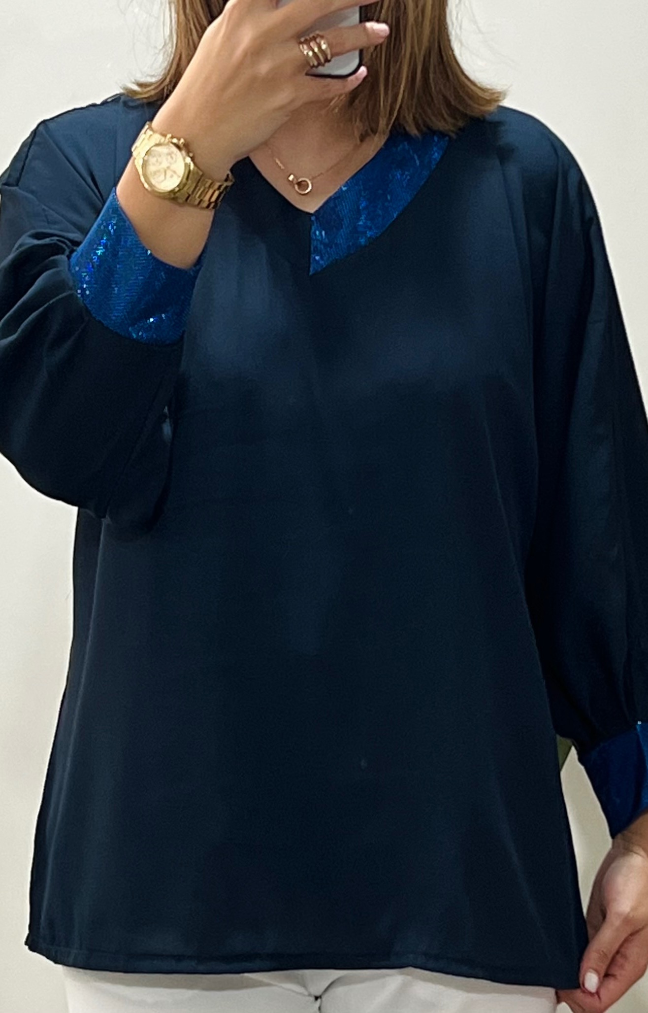 شومیز کرپ حریر