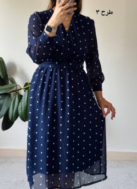 پیراهن حریر سرمه سری 10