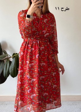 پیراهن حریر سرمه سری 10