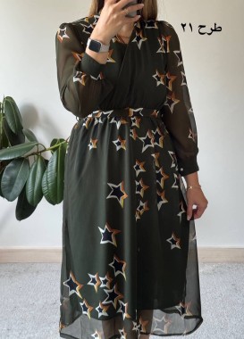 پیراهن حریر سرمه سری 10