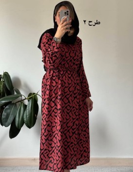پیراهن مانتویی آرشیدا