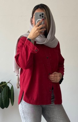 مانتو جین رنگی