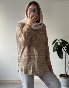 شومیز مانتویی کوک دوزی