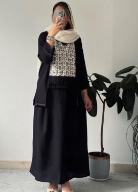 مانتو دامن سوزن دوزی