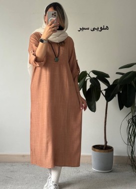 پیراهن مانتویی ثمر