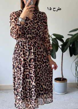 پیراهن حریر سرمه سری 11