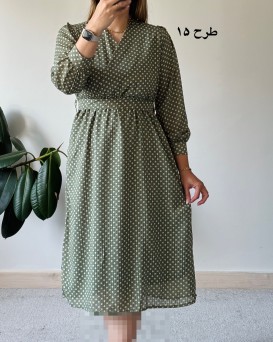 پیراهن حریر سرمه سری12