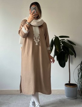 مانتو کفتان قلاب بافی