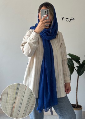 شومیز مانتویی لینن نچرال کوک دوزی