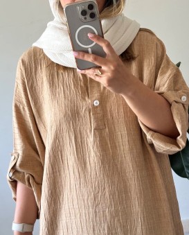 مانتو کفتان گندم