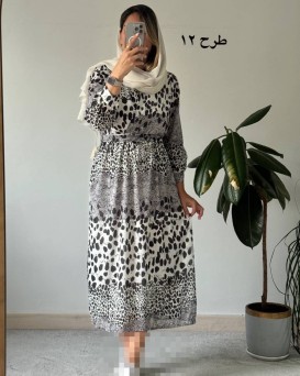 پیراهن حریر ساحلی لادن