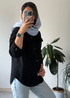 مانتو جین رنگی 1