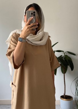 مانتو کفتان لینن مهتاب