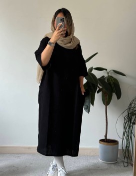 مانتو کفتان لینن مهتاب