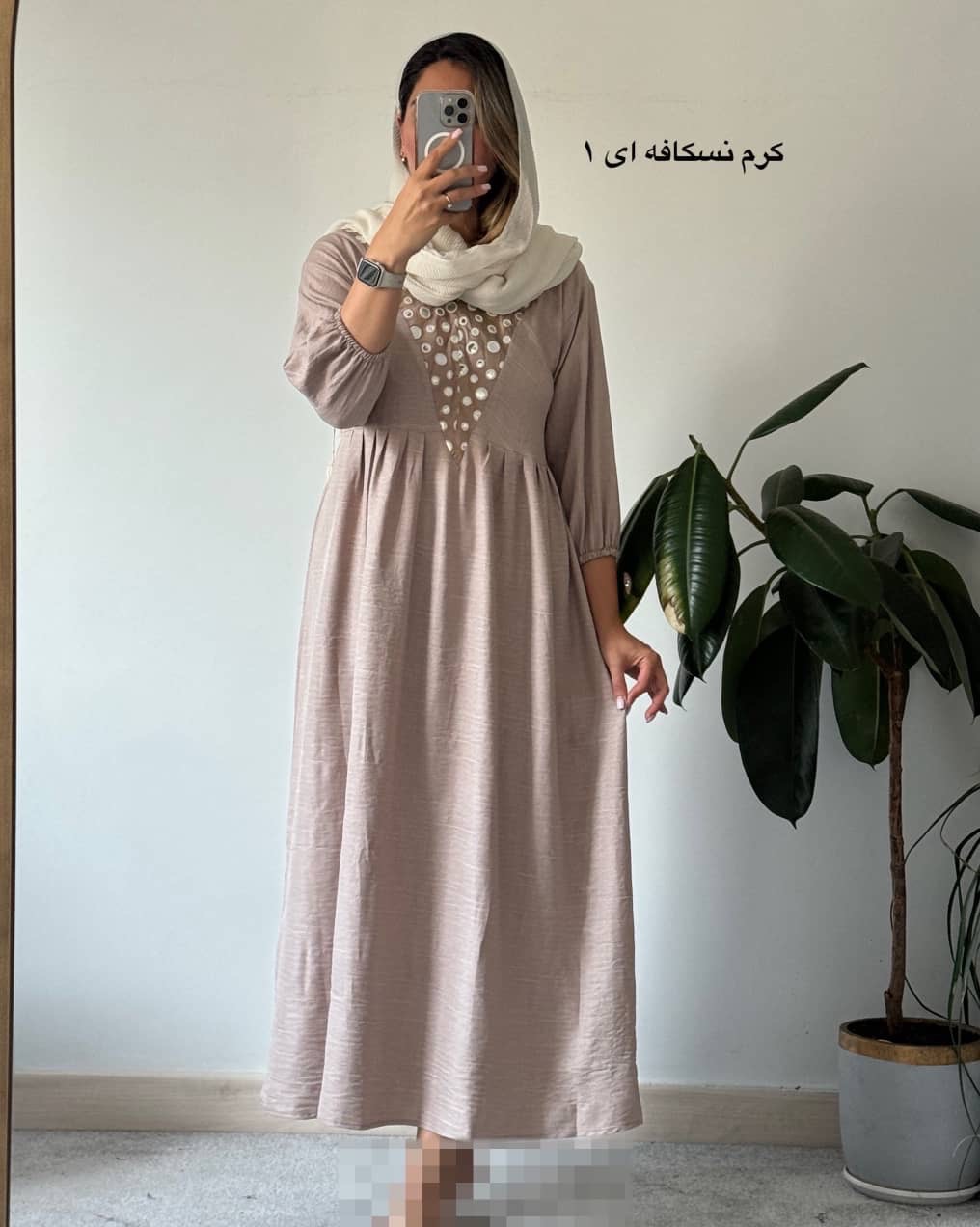 پیراهن مانتویی آوا