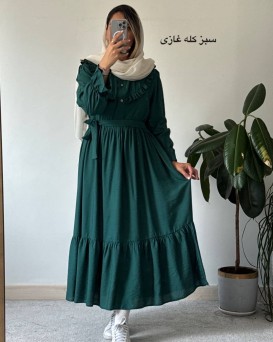 پیراهن مانتویی نورا