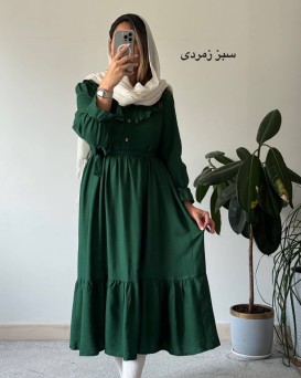 پیراهن مانتویی نورا
