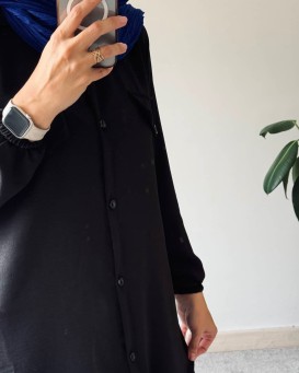 مانتو مشکی شایلی