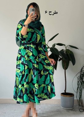 پیراهن ساحلی نخی شمیم 1