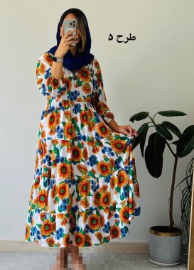 پیراهن ساحلی نخی شمیم 1