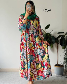 پیراهن نخی وارداتی هلیا