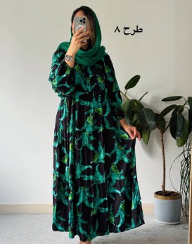پیراهن نخی وارداتی هلیا