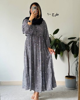 پیراهن نخی وارداتی هلیا