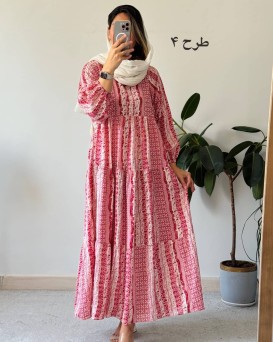 پیراهن نخی وارداتی آذین