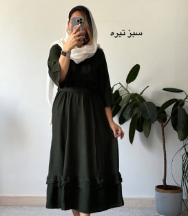 پیراهن مانتویی آتریسا