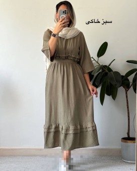 پیراهن مانتویی آتریسا