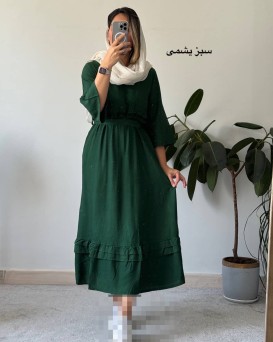 پیراهن مانتویی آتریسا