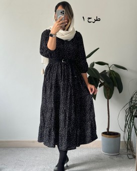 پیراهن ساحلی نخی شمیم 1