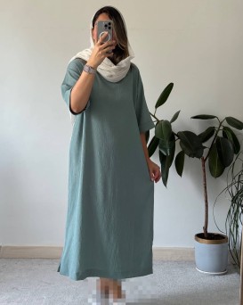 پیراهن مانتویی نیلا