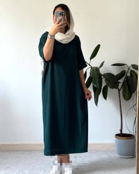 پیراهن مانتویی نیلا
