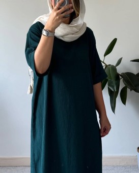 پیراهن مانتویی نیلا