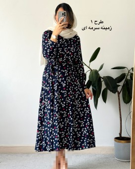 پیراهن ساحلی گل دخت 1