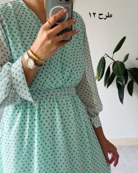 پیراهن حریر سرمه سری 14