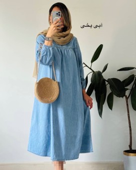 پیراهن جین پارچه ترک