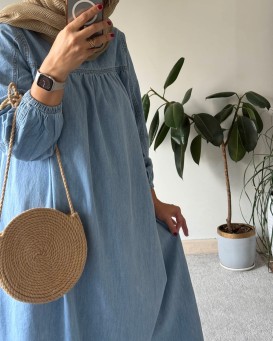 پیراهن جین پارچه ترک