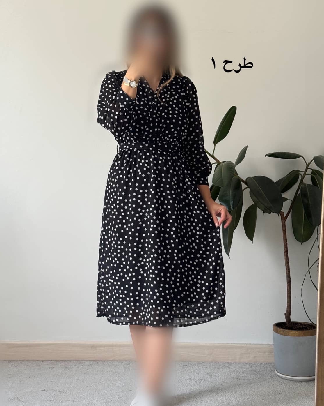 پیراهن حریر سرمه سری 15