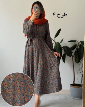 پیراهن ساحلی گل دخت 3