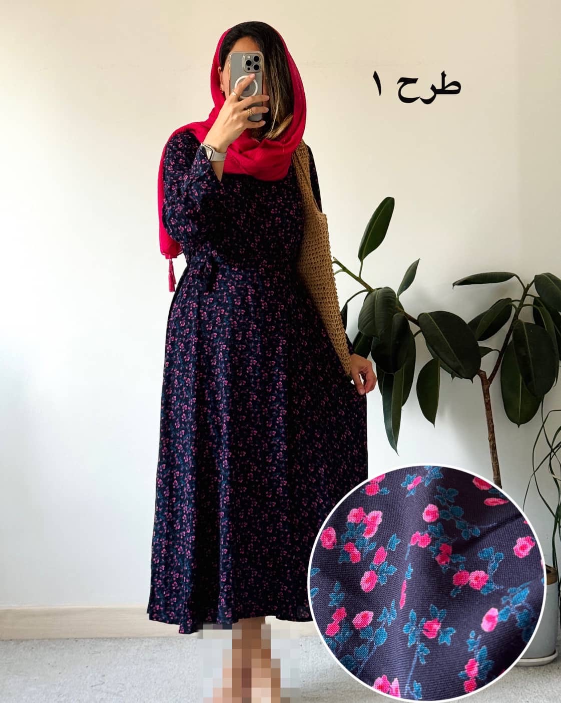 پیراهن ساحلی گل دخت 3