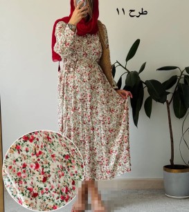 پیراهن ساحلی گل دخت 3