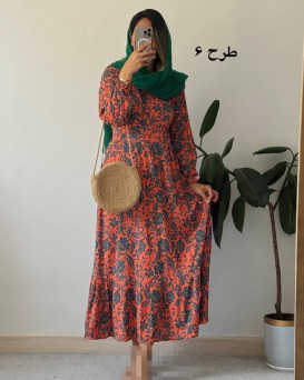 پیراهن مانتویی ماریا