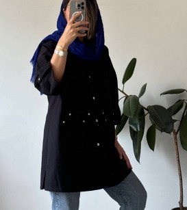 مانتو کتان پاییزه