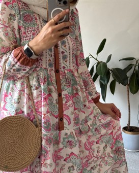پیراهن ساحلی مزونی فرح