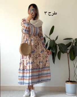 پیراهن ساحلی پروانه 1