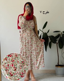 پیراهن ساحلی گل دخت 4