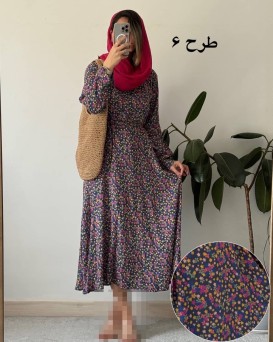 پیراهن ساحلی گل دخت 4