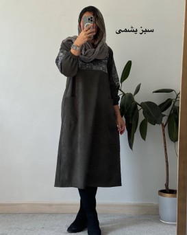 پیراهن مانتویی پاییزه بهنیا